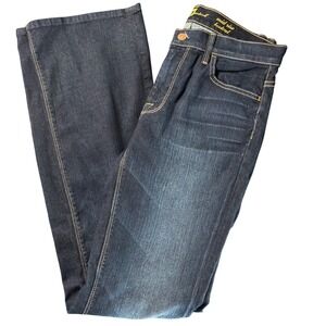 7 For All Mankind Mid Rise Bootcut Dark Wash Denim Jeans Women's Size 31